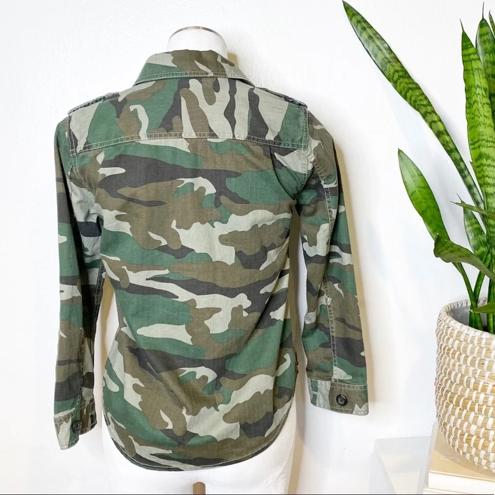 J. Crew‎ | Camouflage Utility Shirt Chore Jacket